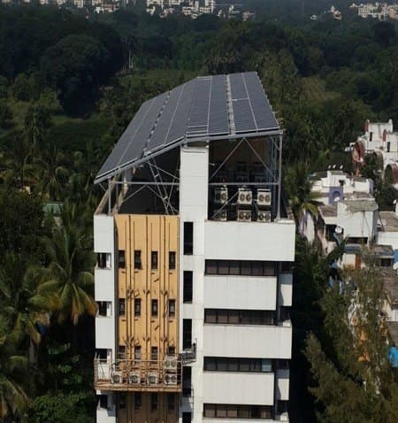 Facade-integrated array